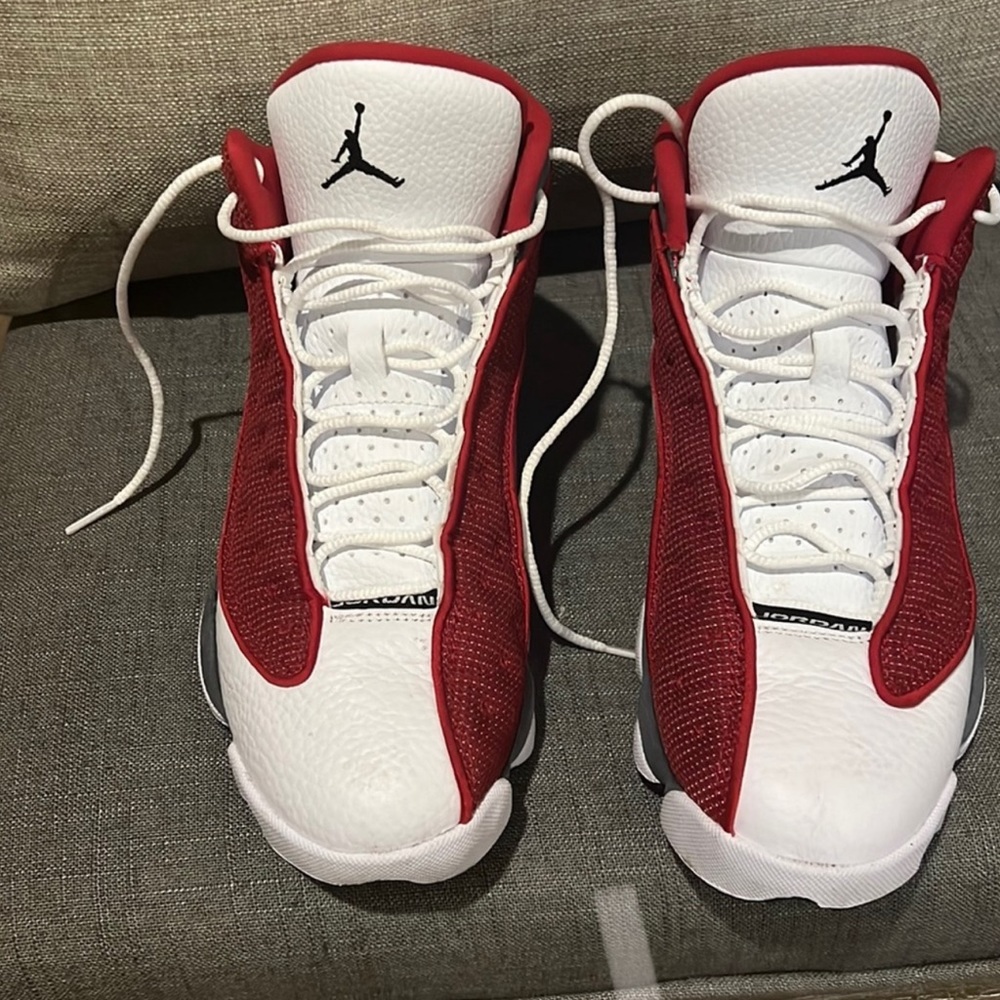 Air Jordan’s 13. Red Flint